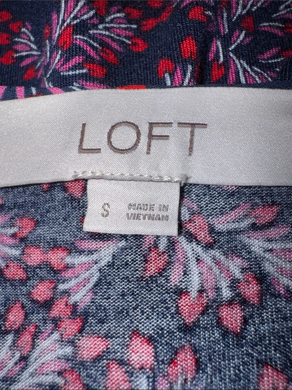 LOFT navy button